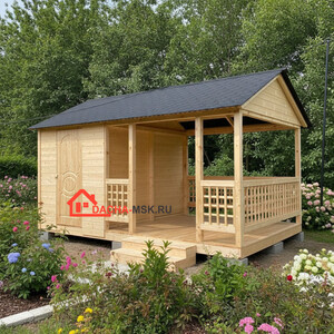 Беседка с хозблоком P-1